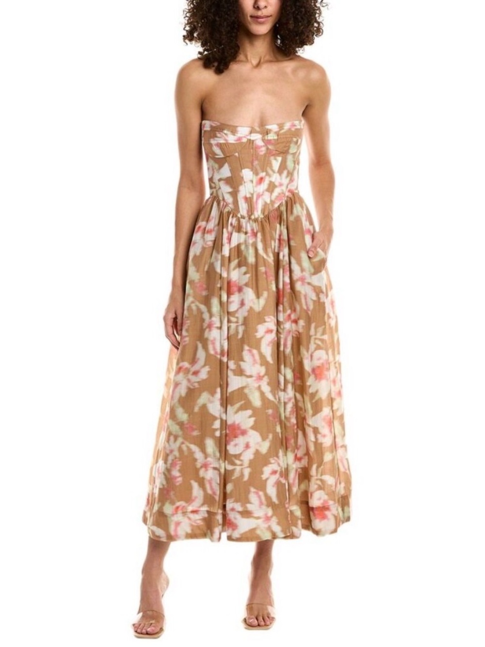 Bardot Lola Corset Midi Dress - Picture 4 of 8